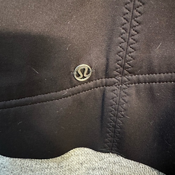 Lululemon Var-City Bomber Black / Heathered Black W4G45S Retail $128 Size 8-10 - Picture 6 of 6